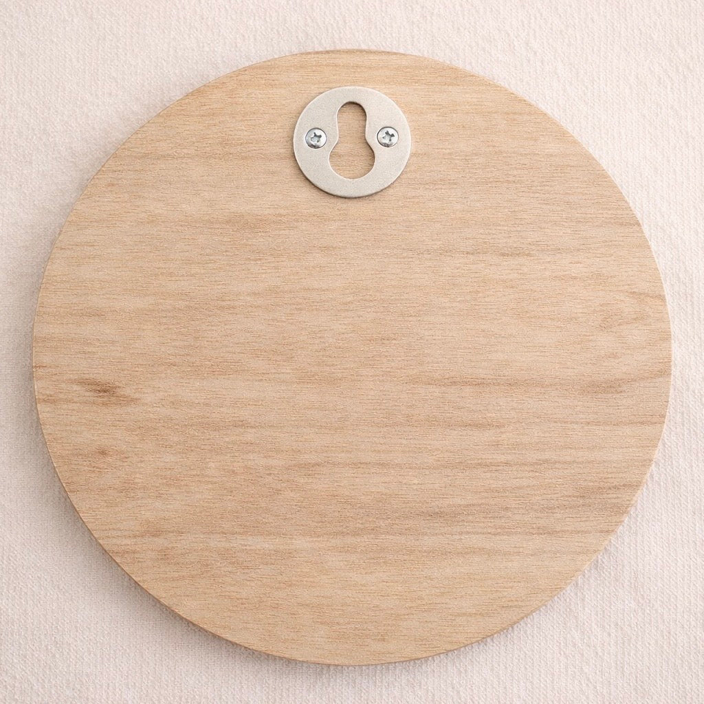 Placa de nacimiento personalizada en madera