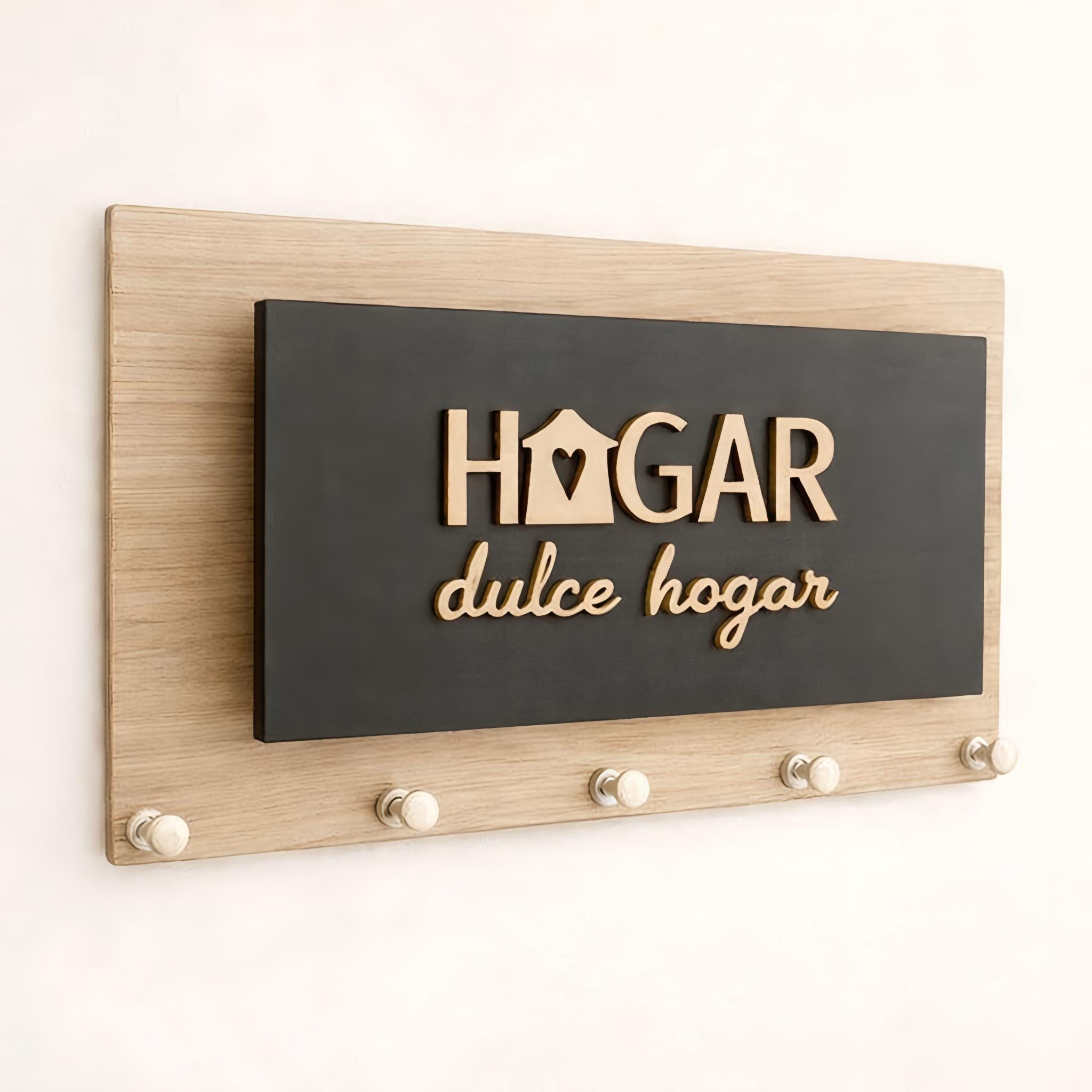Portallaves de Pared: Hogar, dulce hogar