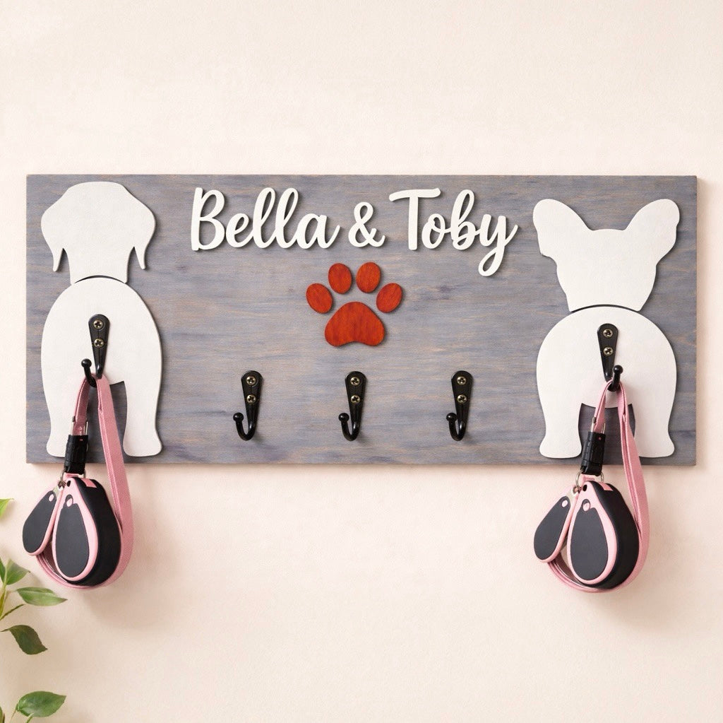 Perchero Mascota Doble Personalizado